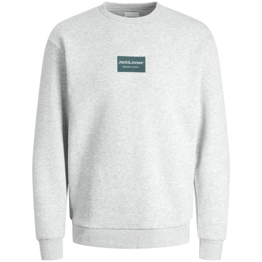 J&J Beli Muški Duks JJFRANK SWEAT CREW NECK